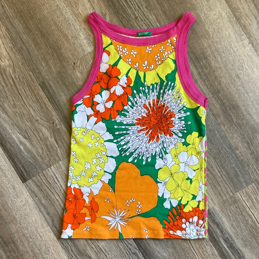 United Colors of Benetton Floral Tank